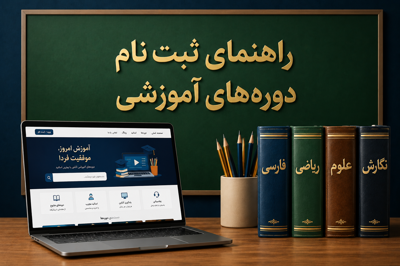 راهنمای ثبت نام دوره های آموزشی